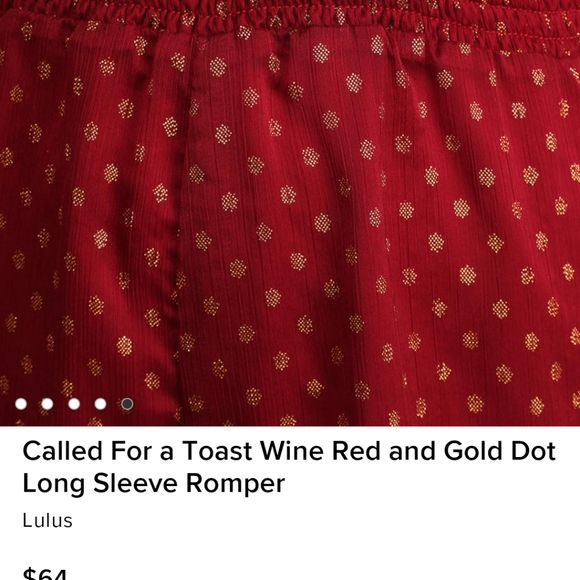 NWT Lulu's Romper Size M - Picture 3 of 9